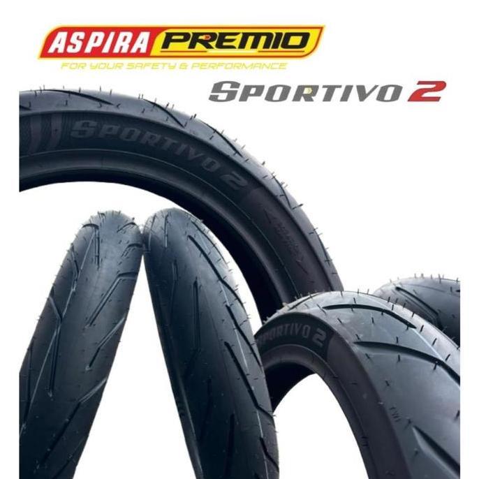 SNI BAN ASPIRA 120/70-15 SPORTIVO 2 TUBELESS BAN MOTOR XMAX, TMAX, FORZA TUBLES DEPAN ALL SERIES
