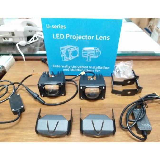 LAMPU TEMBAK SOROT/LAMPU PROJIE 3 LENS MATA /LED Cree/Dual Mini Projie/ U Series