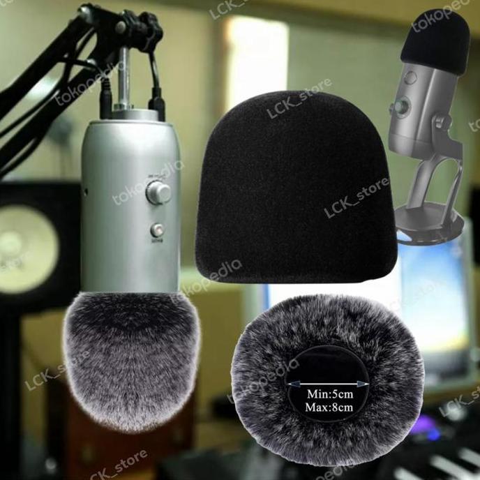 Desfya11 - Bulu Yeti Spon Blue Yeti / Yeti Pro Busa Condensor Mikrofon Cover
