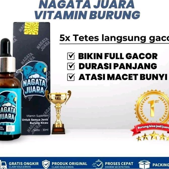 * ORIGINAL NAGATA JUARA - VITAMIN TAMBAH STAMINA ANTI STRES ANTI MACET ANTI SERAK *