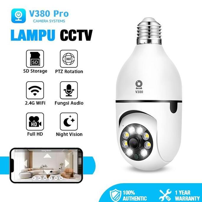 Turismen90 - CCTV V380 PRO Kamera Y02 4MP CCTV Indoor Kamera Cctv Kecil Terhubung Ke Hp Smart WiFi D