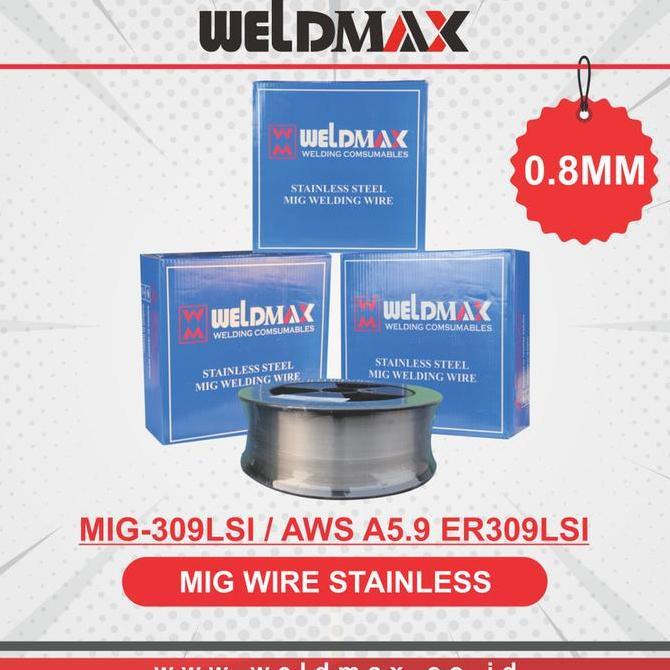 Kawat Las MIG SUS309 diameter 0.8. KAWAT LAS MIG 309