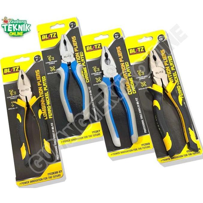 BLITZ TANG KOMBINASI Tang Combinasi Blister Blitz Crome 6 inch 7 Inch 8 inch / Tang Kombinasi Crome 