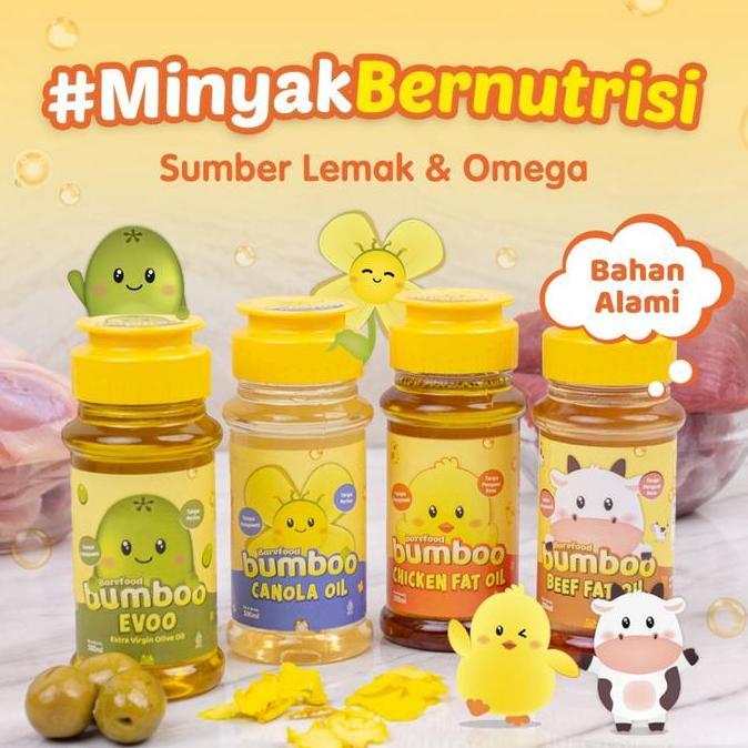 TERLARIS!! BUMBOO FAT OIL MPASI BAYI - MINYAK MPASI BAYI - CHICKEN OIL - BEEF OIL - MINYAK KANOLA - 