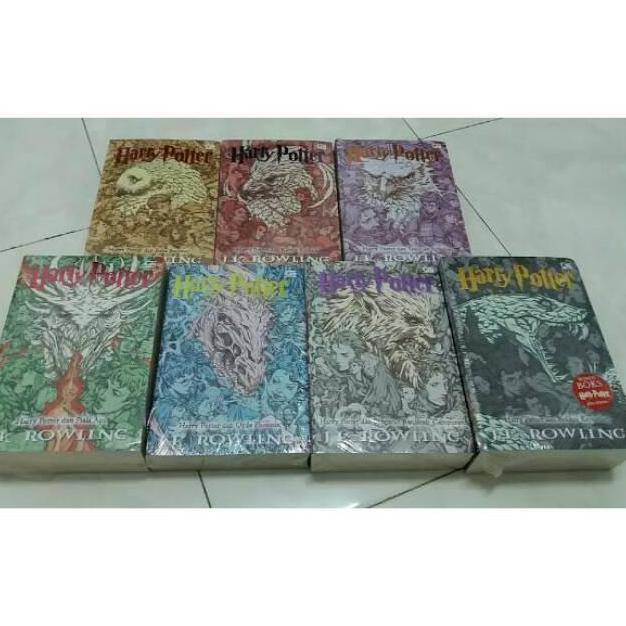 Basercell - Paket Novel Harry Potter 1-7 (FULLSET) (SEGEL ORIGINAL)