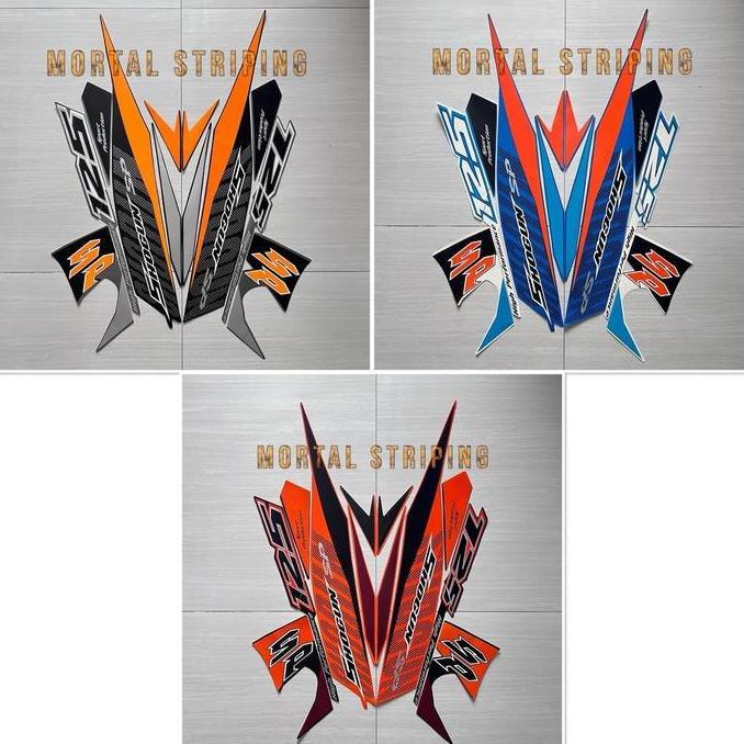 STIKER STRIPING MOTOR SHOGUN SP 125 2008 2009 Motorcycle
