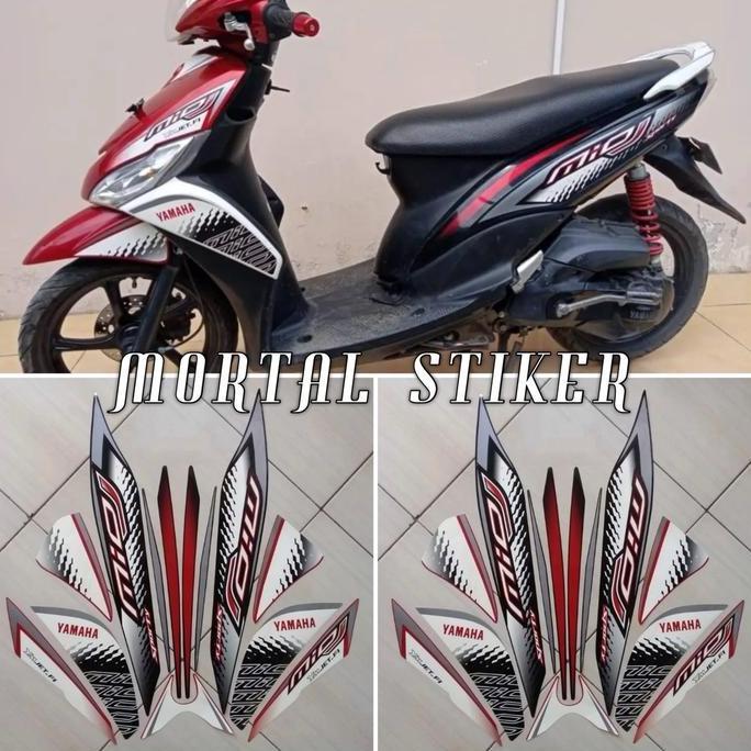 STIKER STRIPING LIS LES BODY MOTOR MIO J 2013 2014 MIO J SPORTY