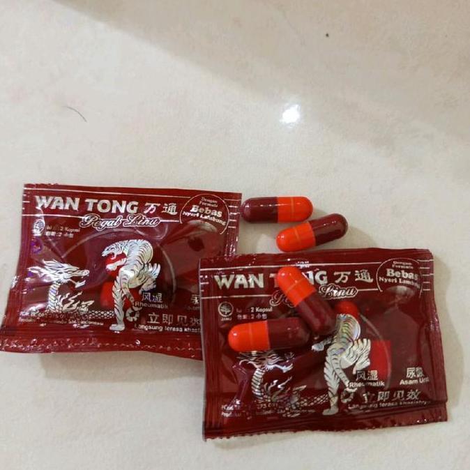 Wantong Kapsul Asli Original 1 Kotak Isi 20 Sachet