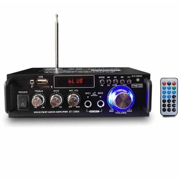 Nagaswara.Id - Taffware Bluetooth Eq Audio Amplifier Karaoke Home Theater Fm Radio