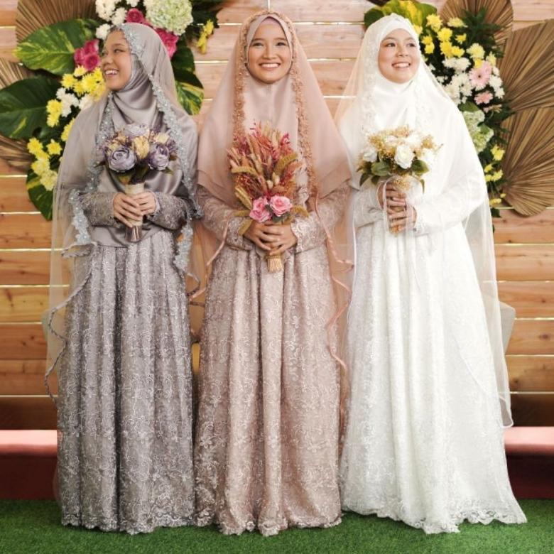 Gamis Akad Sakinah || Wedding Dress by Hijab Alila