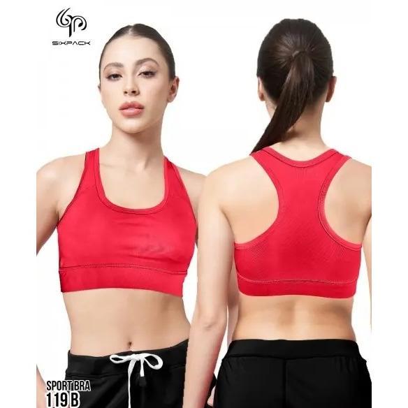 PAKET HEMAT SPORT BRA WANITA OLAHRAGA GYM MODEL BASIC BY SIXPACK B