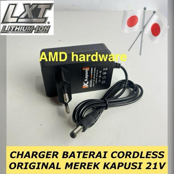 ADAPTER CHARGER MESIN BOR CORDLESS CASAN BATERAI 12V 21V 36V 48V Kapusi Japan JLD adaptor