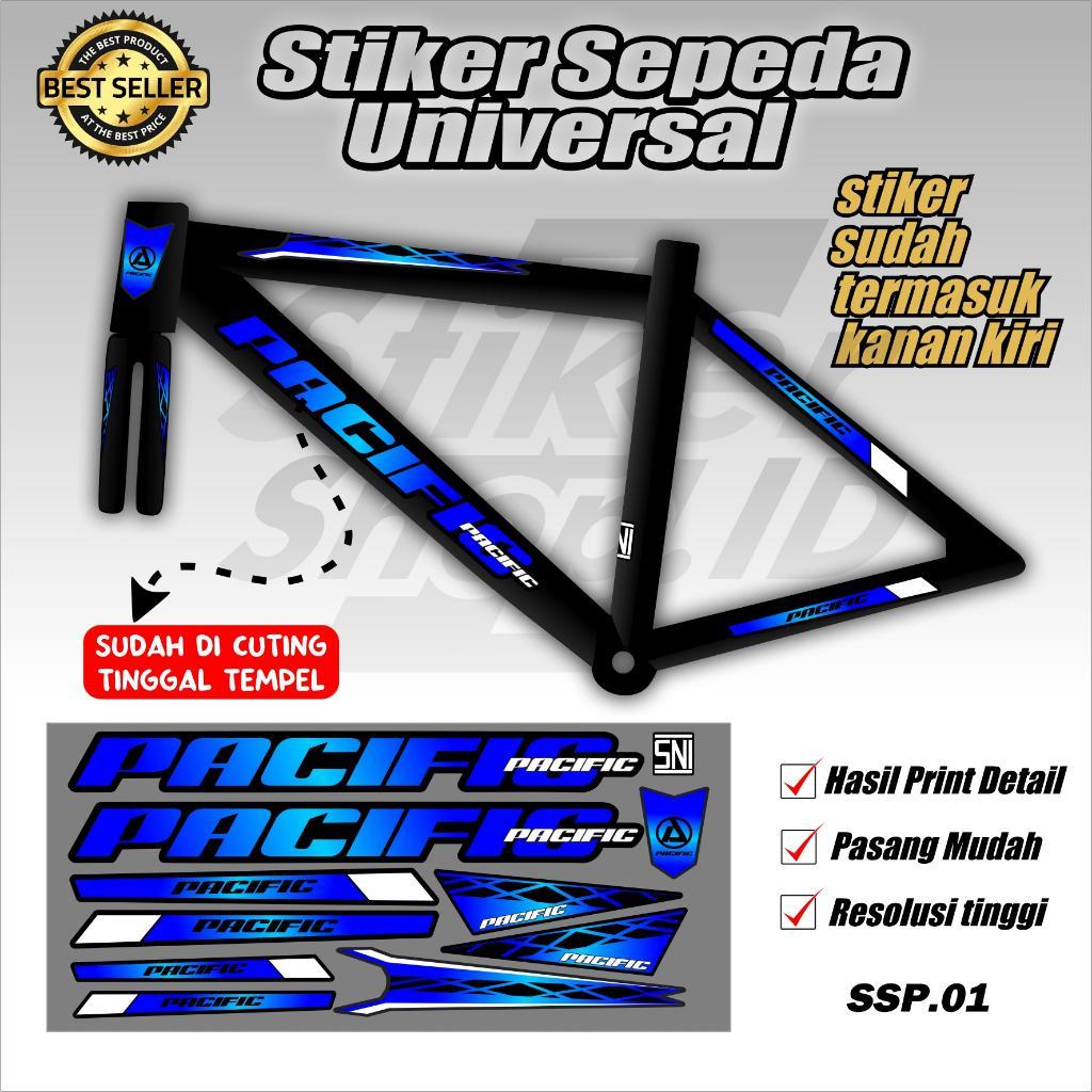 Stiker Striping Sepeda Universal All Bmx Pacific Sudah Cutting 01