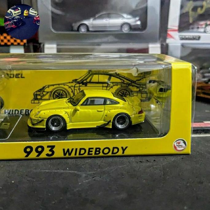 DIECAST CM MODEL PORSCHE RWB 993 WIDEBODY SEGEL AG27