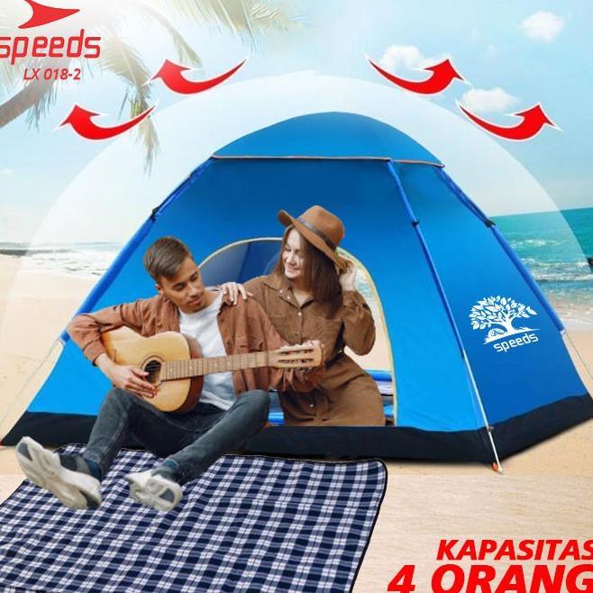 Speeds Camping Tent Tenda Camping Tenda Otomatis Outdoor & Indoor Tenda Gunung 018-2
