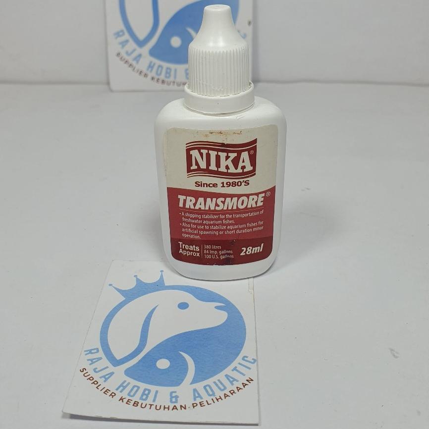 Nika Transmore Kesehatan Nika Transmore Strabilizer 28Ml Obat Penenang Oprasi Ikan Bius Stabil Ikan 