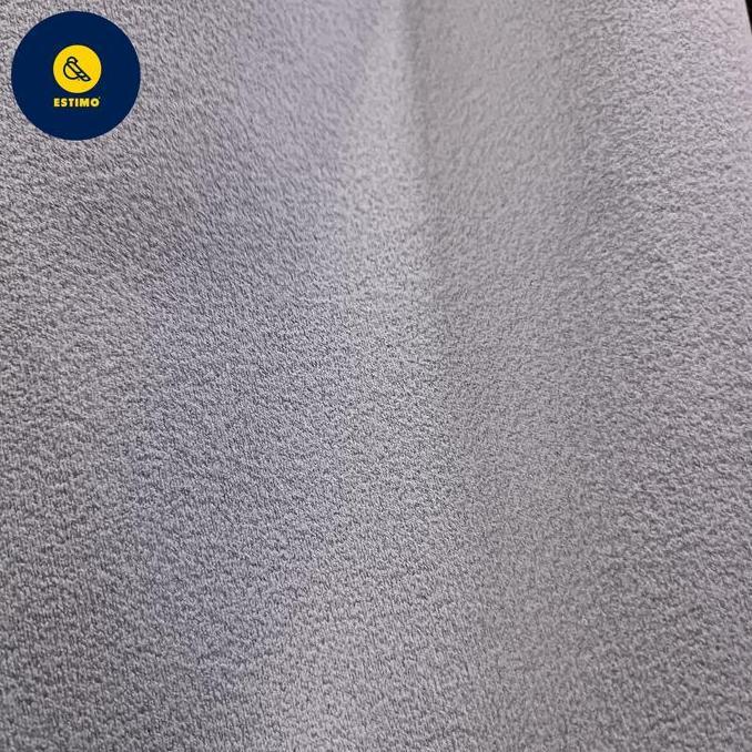 Kain jok mobil Suede Tebal warna abu muda & abu tua