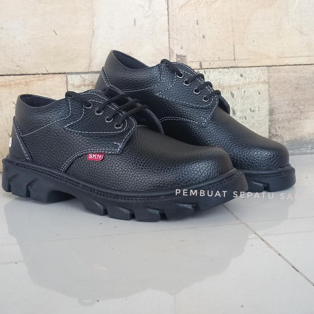 Grade Ori Sepatu Safety Anti Licin King Skn Kulit Asli Kantor Pabrik Pom Las Pria Wanita