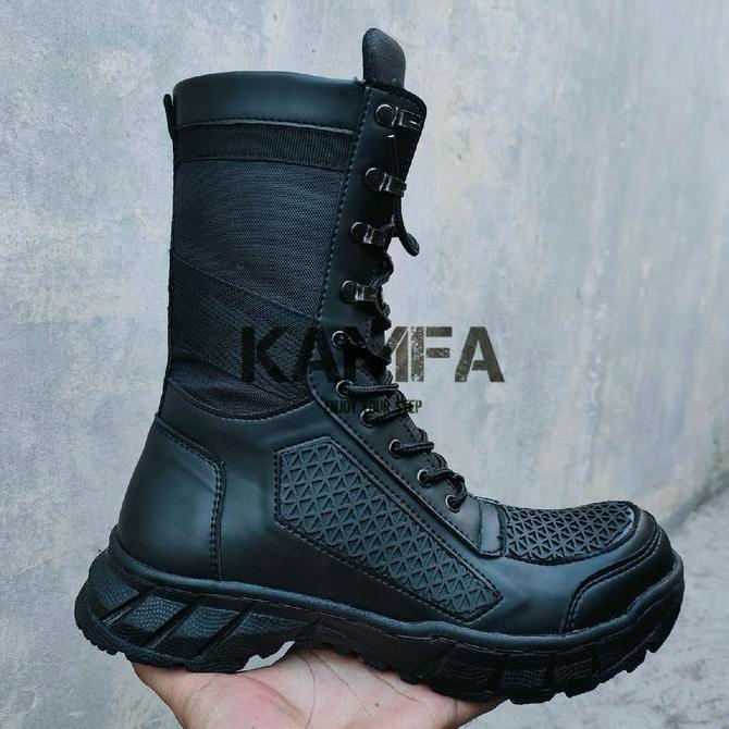 Sepatu PDL Tni Polri Jatah Ninja boa Libra Anti air premium boots safety Shoes Karet Tactical