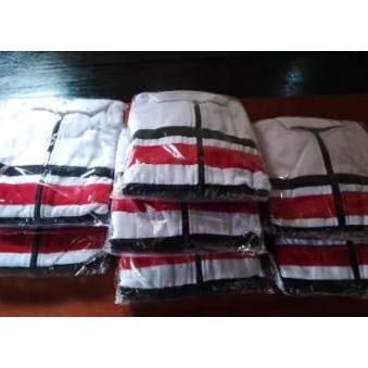 Discount DAFA Jaket Casual Tracktop Hitam Putih List Merah ROJALI STM