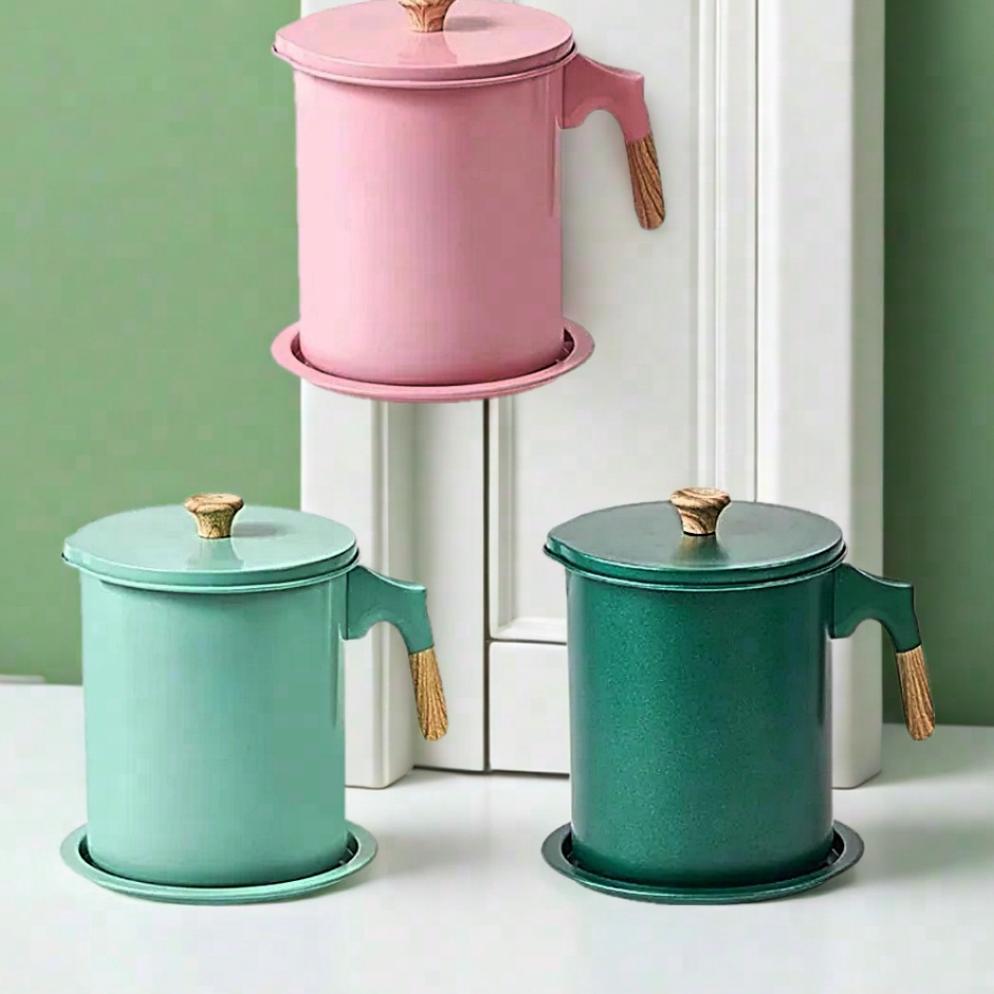 Oil Pot Pink Tosca Putih 1,7L Anti Karat