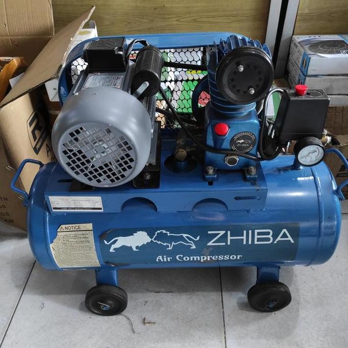 Zhiba Kompresor angin belt Dinamo 1/2HP Wipro 1/2 HP tabung 36 liter compressor tangki 36L