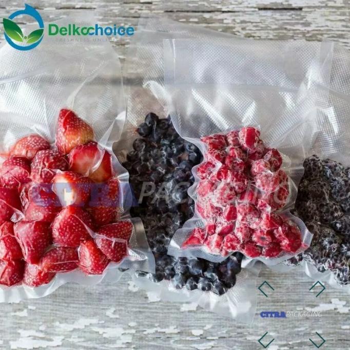 PROMO TERBARU DELKOCHOICE Plastik Vacuum Embos Emboss Embossed Vacum Bag Sealer Makanan Ukuran Kecil