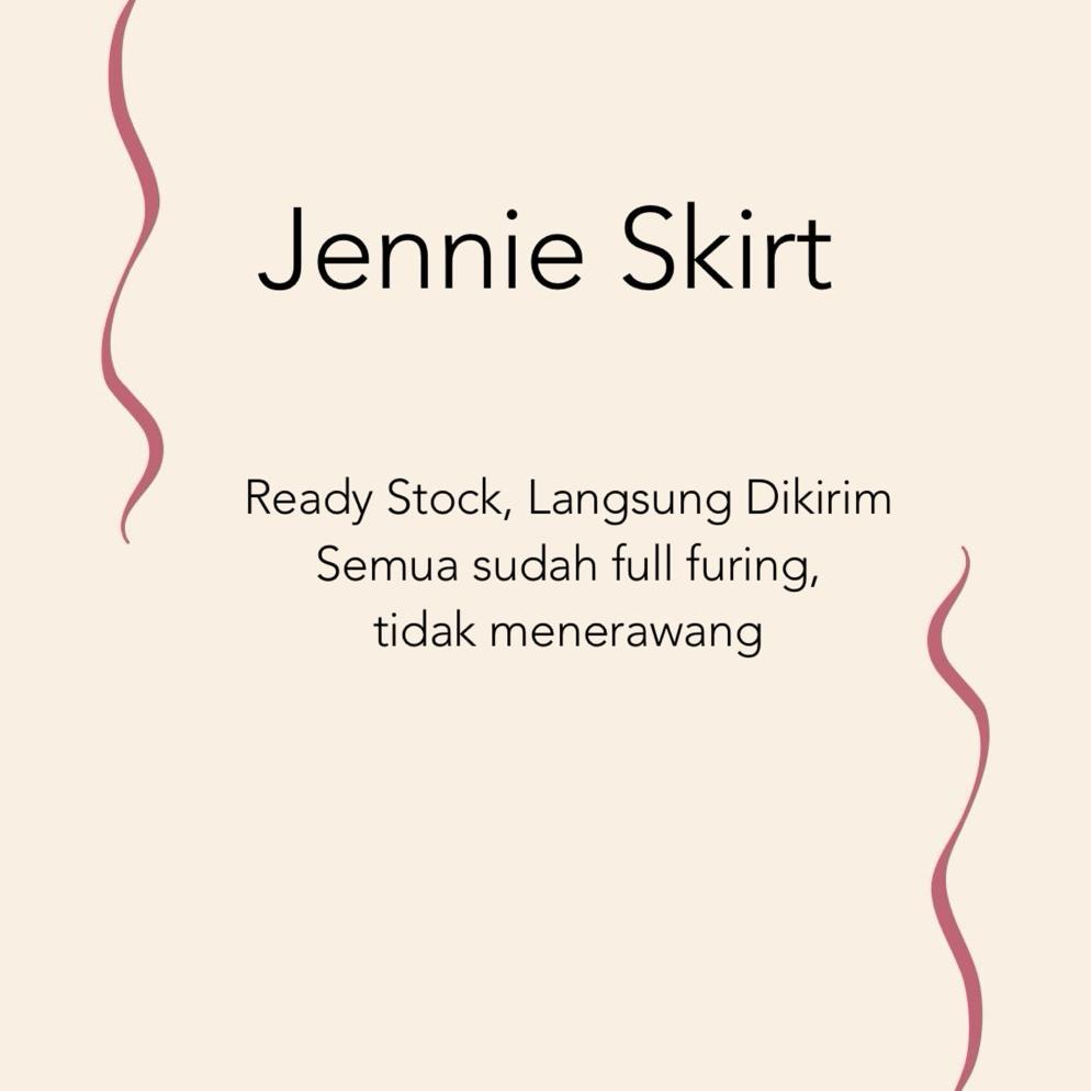 PROMO TERBARU Jennie Skirt | Rok Katun Poplin | Rok Flowy | Rok Panjang Maxi Skirt | Rok Warna Kunin