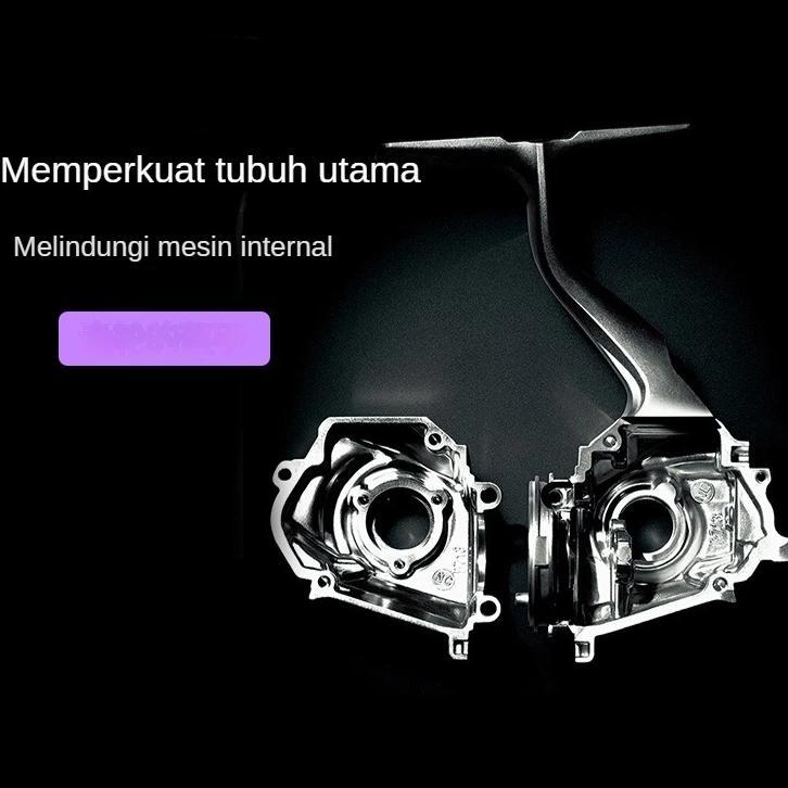 Terbaru Reel Daido Wutoshu Reel Pancing Metal Hb 2000 3000 4000 6000 7000 12Bb Max Drag 30Kg Daido R
