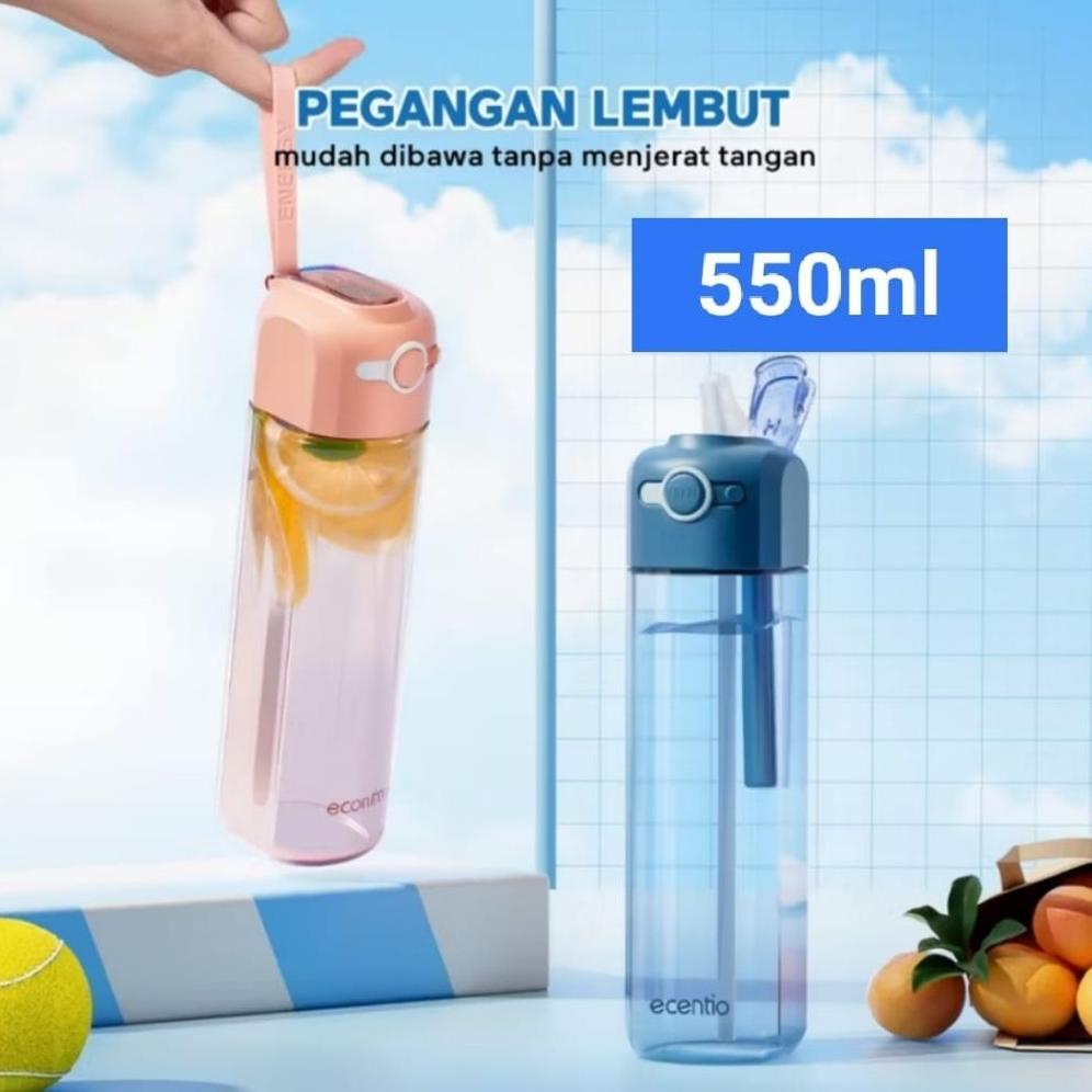 CUCI GUDANG BOTOL MINUM ECENTIO / BOTOL MINUM PORTABLE / BOTOL SPORT ECENTIO