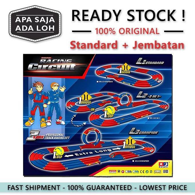 Cafielozafran - Track Tamiya 3 Jalur Standard IMAGE Jembatan Bridge Mainan Jalanan Rel Sirkuit Circu