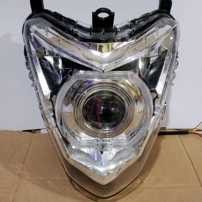 Lampu depan cb 150r new plus projie biled ukuran 4.5 inchi Motorcycle Reflektor