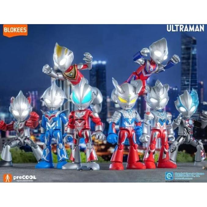 BLOKEES ULTRAMAN FIGURES V1 PRECOOL SERIES MODEL KITS ULTRAMAN X BLAZAR ZERO TIGA MULTI TYPE Z ALPHA