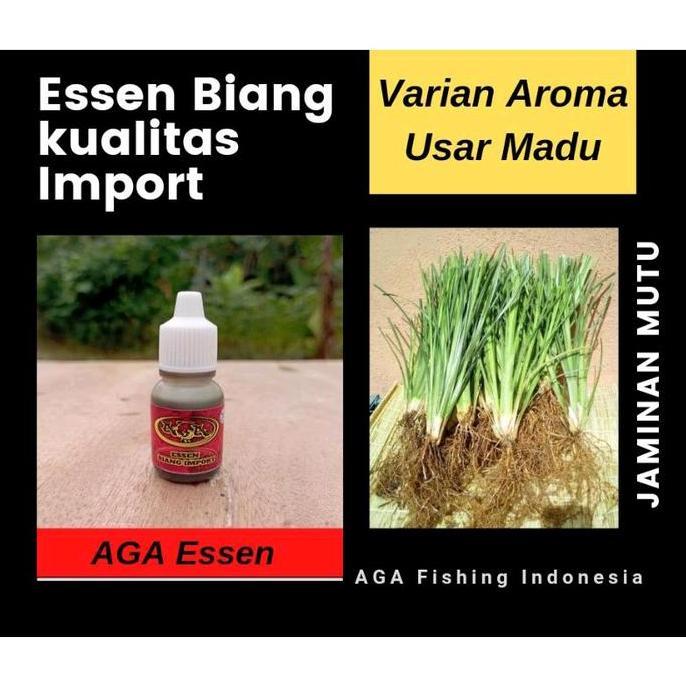 AGA ESSEN BIANG AROMA USAR MADU HITAM CAMPURAN UMPAN PANCING IKAN 10ML DAN 30ML RDM27