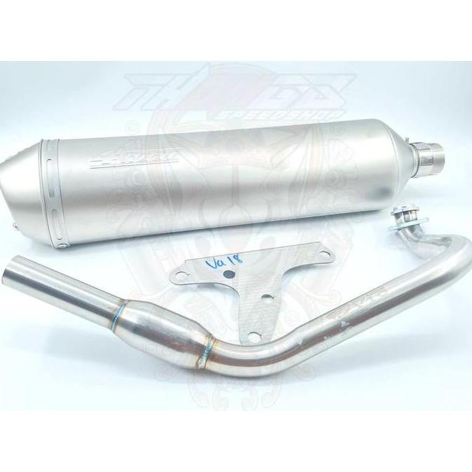 KNALPOT LEOVINCE 4ROAD LEHER STEINLESS VARIO 125/150 2018 - 2020