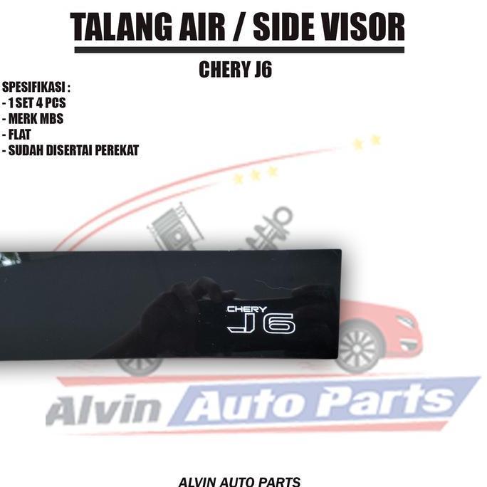 dewarcity TALANG AIR CHERY J6 / SIDE VISOR J6 / ACCESSORIES CHERY J6 Diskon