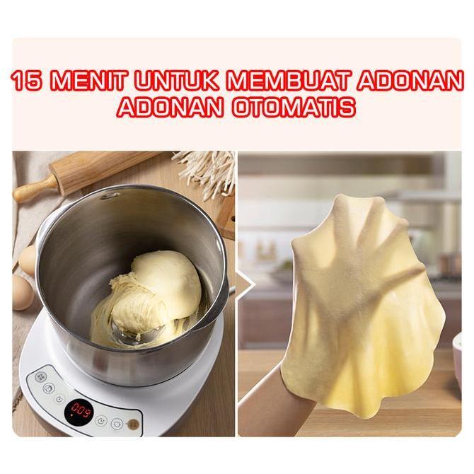 Bayugetroas - Lahome Bear Dough Mixer Pengaduk Adonan 3.5L Adonan Kneader Mixer Electric Standmix