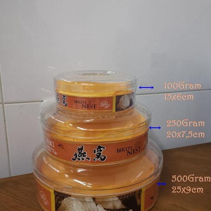 Kotak Walet Sarang Burung/Toples - 500Gram