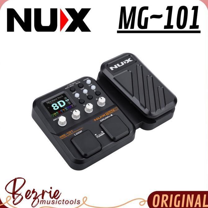 Nux MG-101 Multi Effect Gitar Original NUX Modelling Guitar Processor MG101