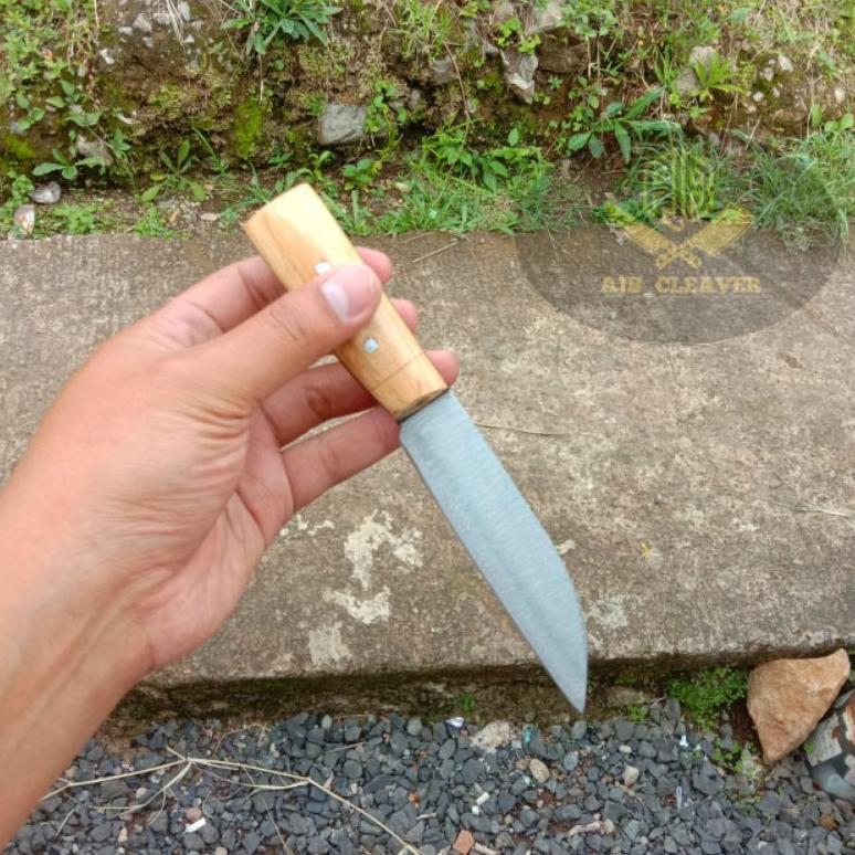 NEW DEALS Pisau Dapur Mini Unyil Tanpa Sarung Kayu Jati