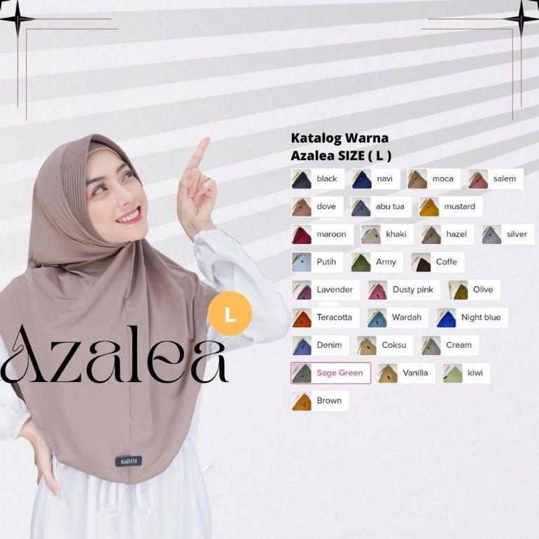 Favorit Sf - Hijab Instan Bergo Daily Azalea Size L Ori Sf.Hijab