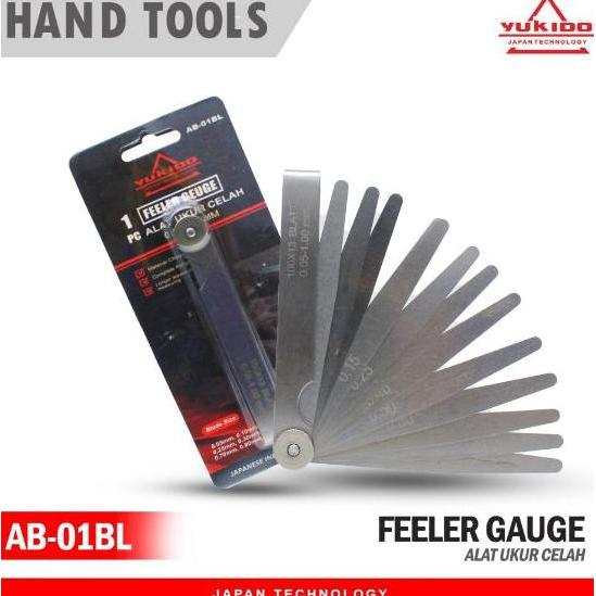 Yukido Feeler Gauge Alat Pengukur Ketebalan Klep Motor Dan Mobil Allshop