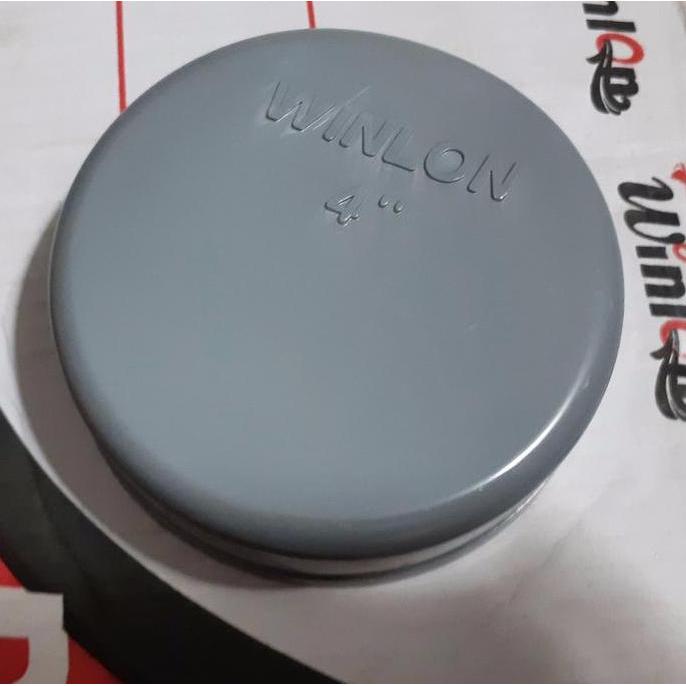 PVC Dop 4 inch Dop 4" Plug 4 inch Plug 4" Polos tutup pipa 4