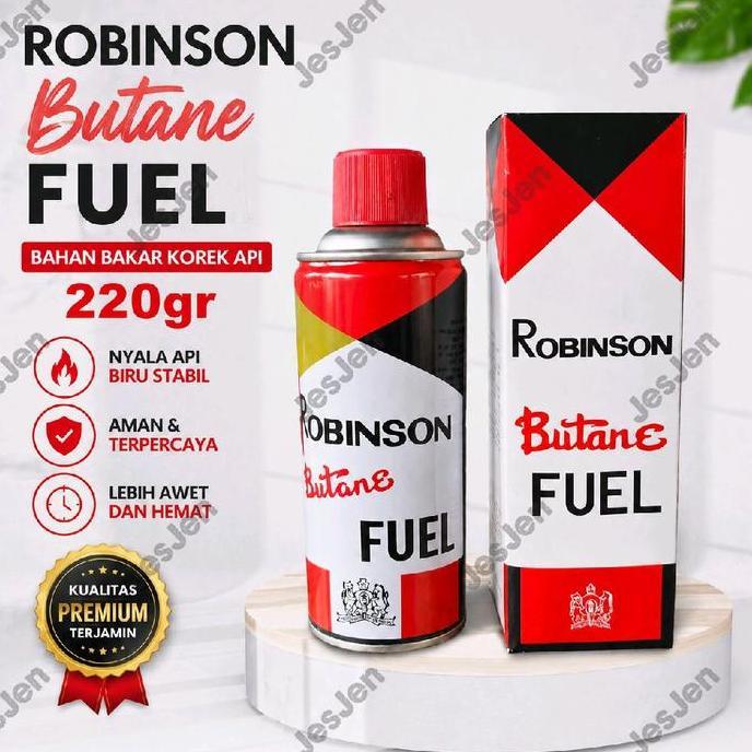New- Robinson Butane Gas 220Gr / Gas Isi Ulang Robinson / Gas Robinson 220G