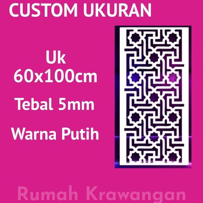 krawangan pvc board/foam board uk 60x100cm tebal 5mm - RM093