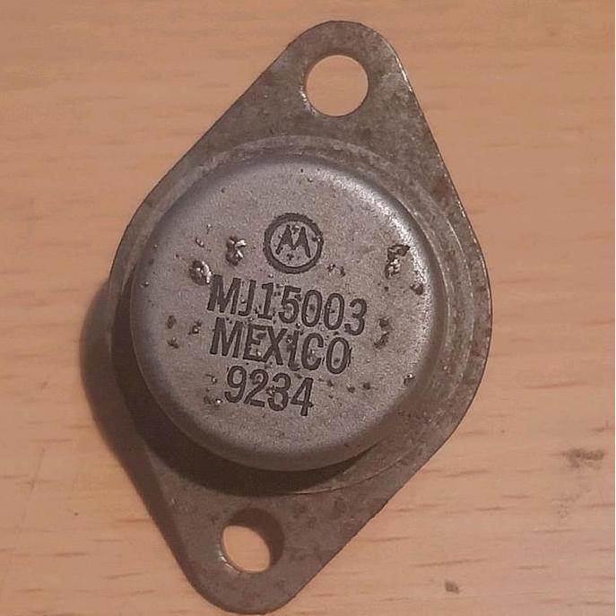 TRANSISTOR MJ15003 MJ 15003 (KUSAM) MOTOROLA JADUL NOS BBM27