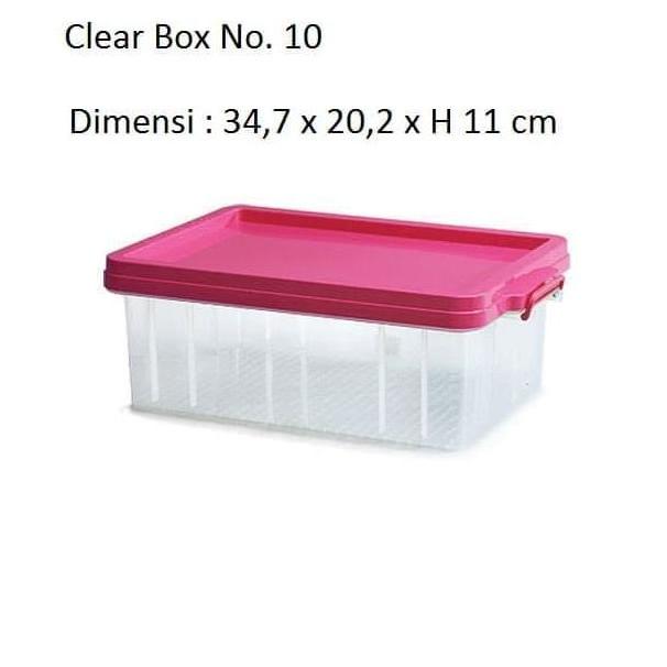 Kotak Box Container serbaguna clear box NO 10 lion star FX-3 FX3