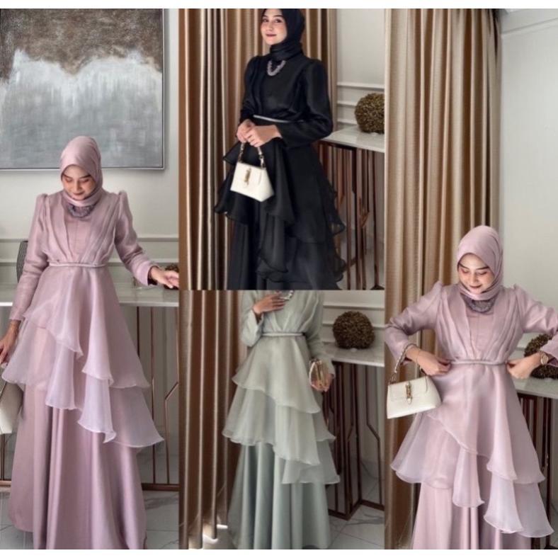 LIMITED AURELIE MAXY GOWN (OUTFIT KONDANGAN /BRIDESMAID/GAMIS LEBARAN)
