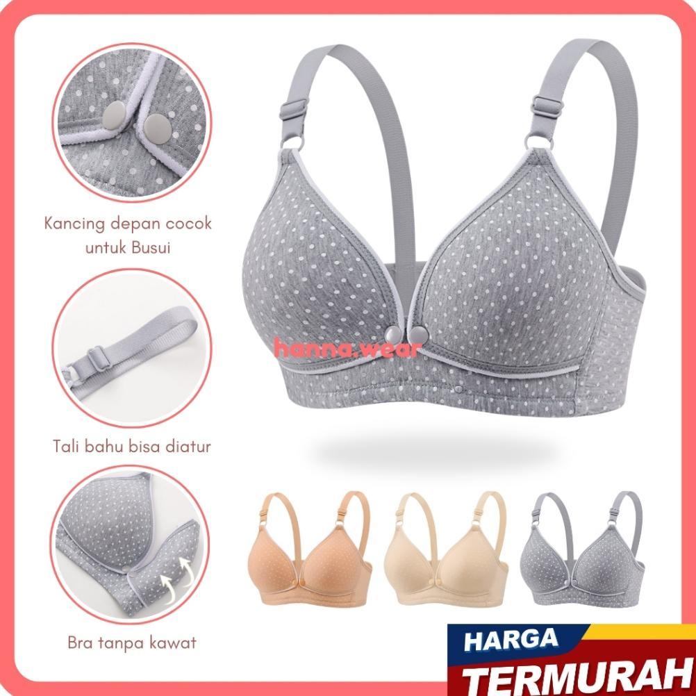 OFFICIAL Bra Kancing Depan Motif Polkadot Bra Busui BH Busui 5154 BH Menyusui BH Kancing Depan 2026