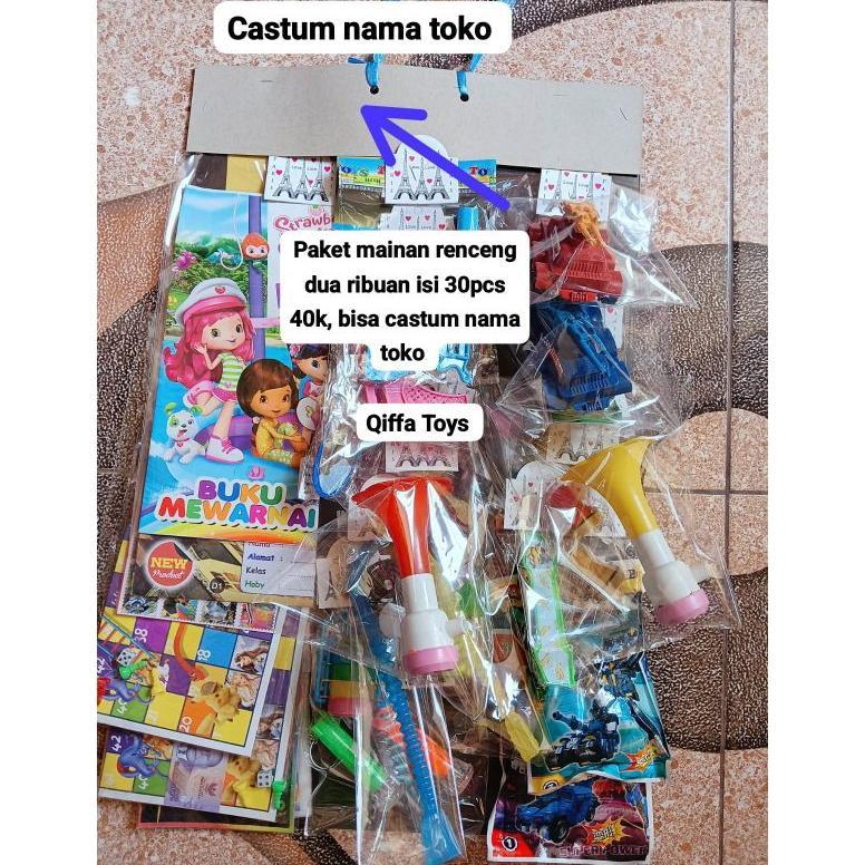 Mainan renceng 2000an isi 30pcs